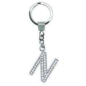  Letter N Keychain (Diamante) 