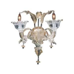   Gold Teatro 17 Two Lamp Wall Sconce from the Teatro Collection 5328 2