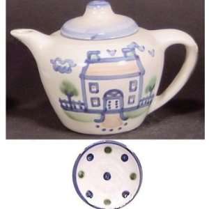  Teapot Med, Dot Pattern