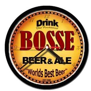  BOSSE beer and ale cerveza wall clock 
