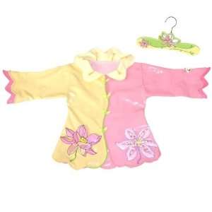    Kidorable yellow pink lotus coats  size 5 6