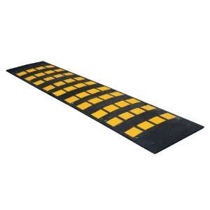 Vestil RSH 108 24 A Deluxe Rubber Speed Hump with Asphalt, 108 Length 