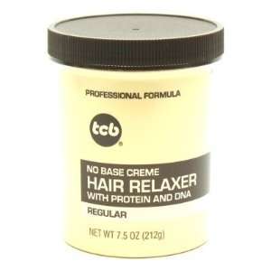 TCB Hair Relaxer 7.5 oz. Regular Jar (3 Pack) with Free Nail File