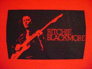Richie Blackmore Deep Purple Rainbow tshirt  