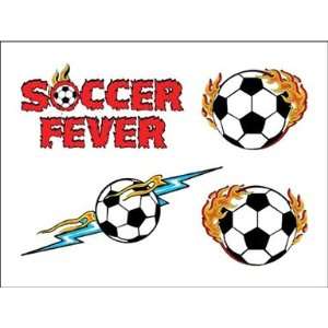  Soccer Fever Temporaray Tattoo Toys & Games