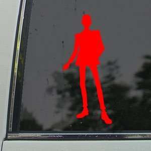 LUPIN THE THIRD Red Decal Car Truck Bumper Window Red Sticker