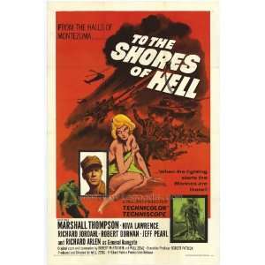  To The Shores of Hell (1965) 27 x 40 Movie Poster Style A 