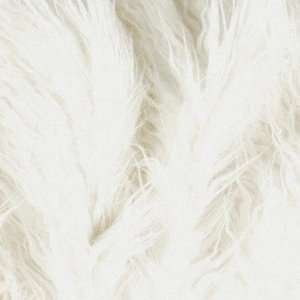  60 Wide Faux Fur Curly Mongolian White Fabric By The 