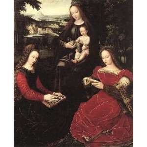   Virgin and Child with Saints, By Benson Ambrosius 