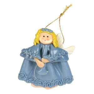  Bread Dough Ornament Angel with Trumpet Rising Angel 