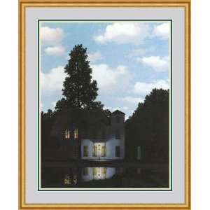   Des Lumieres by Rene Magritte   Framed Artwork