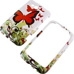  Brown Butterfly Protector Case for HTC Wildfire S (T 
