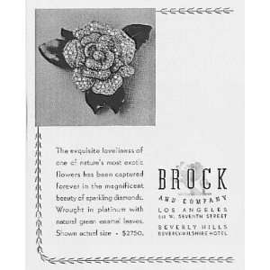  Brock and Company Ad from 1937