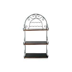  Wrought iron shelves, Mission Bell (triple)