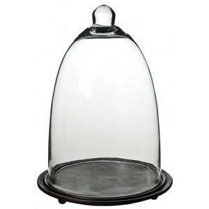  Modern Glass Upside Down Bell Jar Cloche