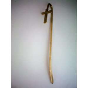  Gold Cross Religious Bookmark    6 long as shown 