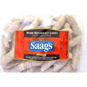Saags Pork Sausage Breakfast Links Grocery & Gourmet Food