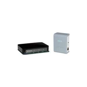  NETGEAR Powerline AV Adapter Kit with Ethernet Switch 