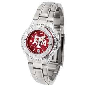  Texas A&M Aggies TAMU NCAA Womens Steel Anochrome Watch 