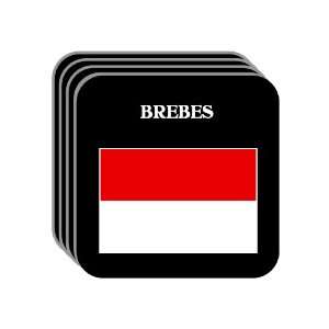  Indonesia   BREBES Set of 4 Mini Mousepad Coasters 