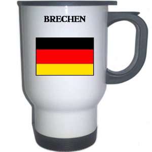  Germany   BRECHEN White Stainless Steel Mug Everything 