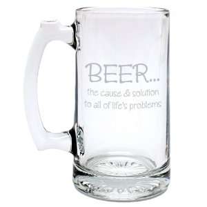  Cause & Solution 25oz. Beer Mug