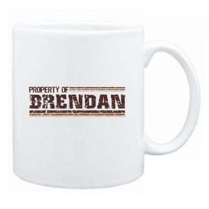  New  Property Of Brendan Retro  Mug Name