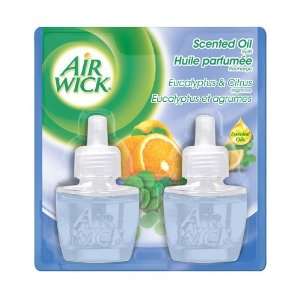 AIR WICK Scented Oil Refill Twin Pack Eucalyptus & Citrus