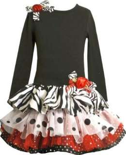   RED ZEBRA TUTU ROSES Size 5 Formal bOuTiQuE Dress Pageant? NWT  