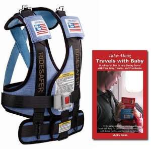 Bundle Small Blue RideSafer Travel Vest (new 2012 model) with Take 