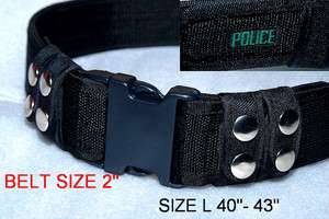 Police EMT Tactical Combat Gear Nylon Duty Belt SWAT  