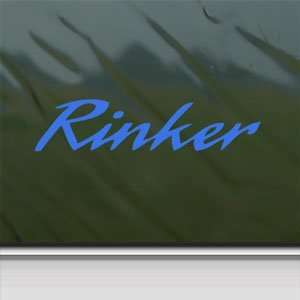  RINKER BOATS Blue Decal BOAT CRUISER Truck Window Blue 