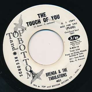 BRENDA & TABULATIONS The Touch Of You SOUL DJ 45 rpm  