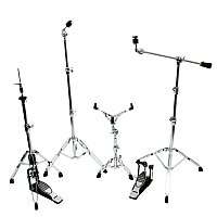  Pack Cymbal Stand Hi Hat Snare Boom Bass Pedal 759681010524  