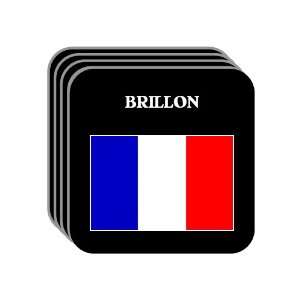  France   BRILLON Set of 4 Mini Mousepad Coasters 