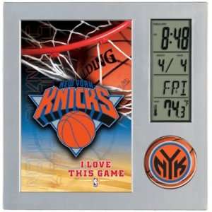  New York Nicks Desk Clock with Picture Frame Sports 