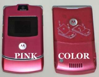   Motorola V3 Unlocked Cell Phone Black TMOBILE/AT&T/SIMPLE MOBILE/H2O