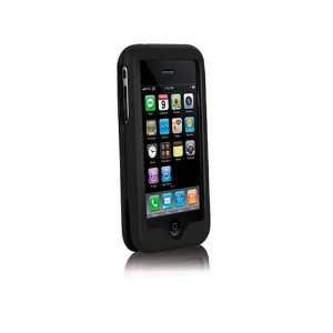  Macally Protective Leather Case for iPhone 3G/3GS   Black 