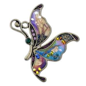   Fluttering Color Butterfly Brooches And Pins Pugster Jewelry