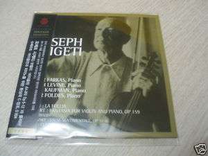JOSEPH SZIGETI   Corelli / La Follia Mini LP CD NEW  