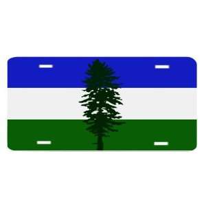  Cascadian Doug FIR Flag Vanity Auto License Plate 