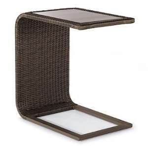  Palermo Glass overlay Slider Table   Frontgate, Patio 