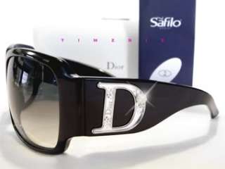 Christian Dior Sunglasses Boudoir 1 Black 807LF Authentic  