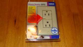 Eagle Electric Shock Sentry GFCI 15A 125V Outlet Boxed  