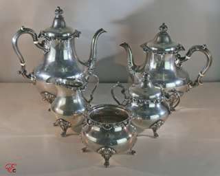   Gorham Sterling Silver 5 Piece Tea/Coffee Set in excellent condition