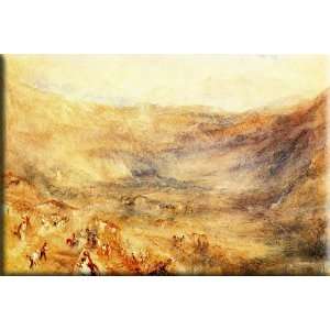 The Brunig Pass, from Meringen 30x20 Streched Canvas Art by Turner 