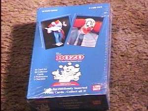 BOZO THE CLOWN TRADING CARDS FULL BOX LIME ROCK  