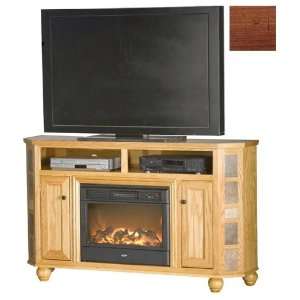 Eagle Industries 52152WPEC 64 in. Entertainment Console with Fireplace 