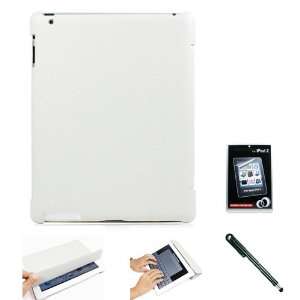  White Folio Styled Durable Faux Leather Shell Case and 