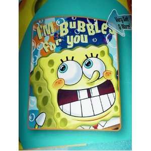 SpongeBob Bubble Trouble Fleeece Blanket  Sports 